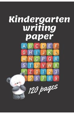 Coperta cărții 'Kindergarten writing paperbook Ages 3-5: Trace Letters: Alphabet Handwriting Practice workbook for kids - Ds-pro Ds-pro'