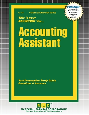Coperta cărții 'Accounting Assistant -'
