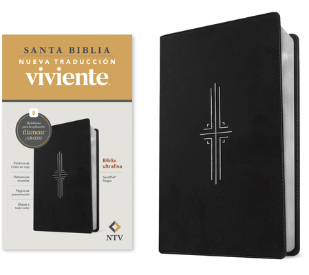 Coperta cărții 'Biblia Ultrafina Ntv, Con Filament (Sentipiel, Negro, Letra Roja) -'