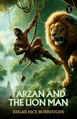 Coperta cărții 'Tarzan And The Lion Man - Edgar Rice Burroughs'