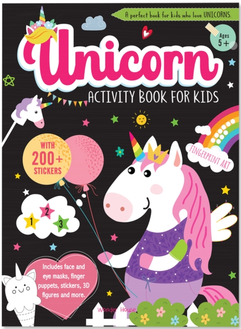 Coperta cărții 'Unicorn Activity Book for Kids -'