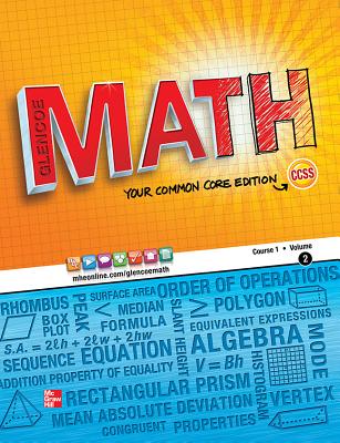 Coperta cărții 'Glencoe Math, Course 1, Student Edition, Volume 2 -'