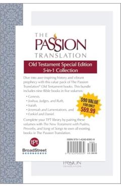 The Passion Translation Old Testament Special Edition: 5-In-1 Collection - Brian Simmons