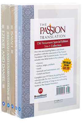 Coperta cărții 'The Passion Translation Old Testament Special Edition: 5-In-1 Collection - Brian Simmons'