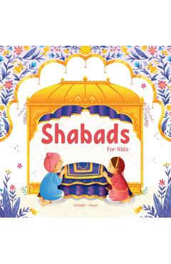 Coperta cărții 'Shabads for Kids: Selected Sikh Hymns in Two Languages -'