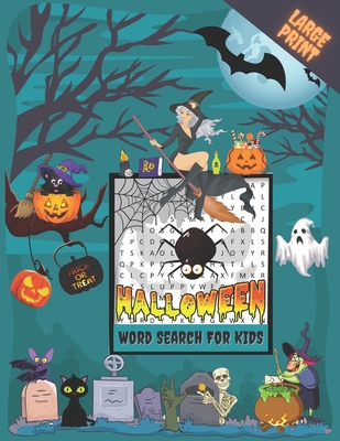 halloween word search for Kids: Large Print Halloween Word Search Puzzle Activity Book for Kids AGES 4-8 with Solutions, Perfect for Giving A Spooky H - Michael Publishing