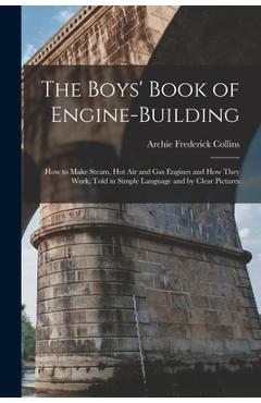 Coperta cărții 'The Boys' Book of Engine-Building: How to Make Steam, Hot Air and Gas Engines and How They Work, Told in Simple'