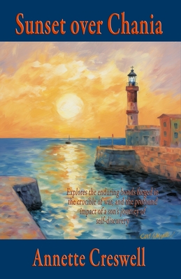 Coperta cărții 'Sunset over Chania - Annette Creswell'