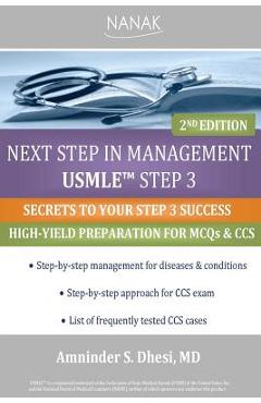 Coperta cărții 'Next Step In Management USMLE Step 3: 2nd Edition - Amninder S. Dhesi'