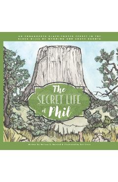 Coperta cărții 'The Secret Life of Phil: The Journey of an Endangered Black-Footed Ferret - Cait Irwin'