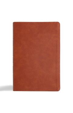 Poza produsului CSB Giant Print Reference Bible, Digital Study Edition, Burnt Sienna Leathertouch, Indexed - 