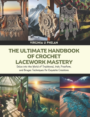Coperta cărții 'The Ultimate Handbook of Crochet Lacework Mastery: Delve into the World of Traditional, Irish, Freeform, and Bruges'