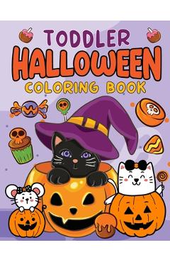Poza produsului Toddler Halloween Coloring Book for Kids: Halloween Theme Book for Toddlers - Laura Bidden