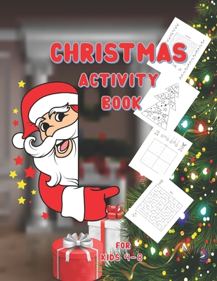 Christmas Activity Book for Kids Ages 4-8: Secret Santa Gifts for Kids; Fun Creative Holiday Coloring, Sudoku, Word Search and Maze Activities Book fo - Cozysoft Brain Tools