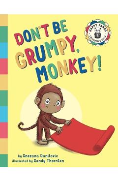 Coperta cărții 'Don't Be Grumpy, Monkey!: Yoga to make you smile - Snezana Danilovic'