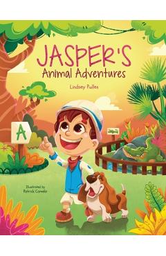 Coperta cărții 'Jasper's Animal Adventures - Lindsey Pullen'
