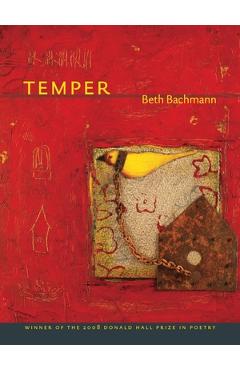 Coperta cărții 'Temper - Beth Bachmann'