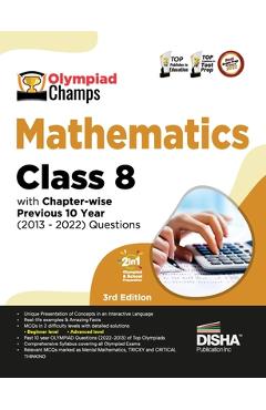 Coperta cărții 'Olympiad Champs Mathematics Class 8 with Chapter-wise Previous 10 Year (2013 - 2022) Questions 5th Edition Complete'