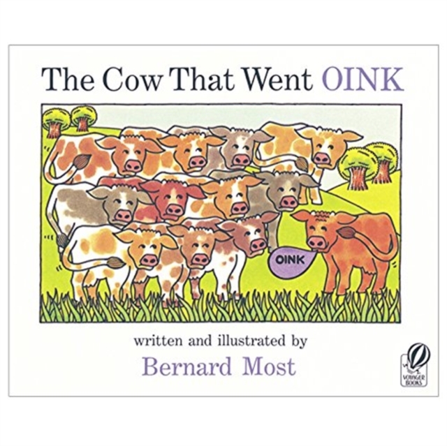 Coperta cărții 'The Cow That Went Oink Big Book - Bernard Most'