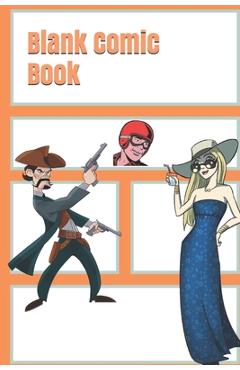 Coperta cărții 'Blank Comic Book -'