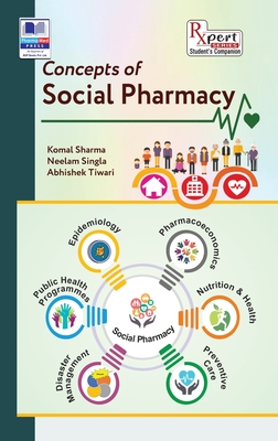 Coperta cărții 'Concepts of Social Pharmacy - Komal Sharma'