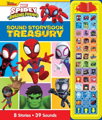 Disney Junior Marvel Spidey and His Amazing Friends: Sound Storybook Treasury [With Battery] - 