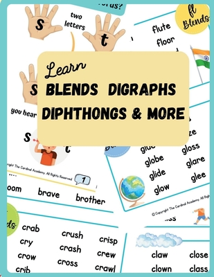Learn Blends Digraphs Diphthongs & More: Consonants and Vowel Digraphs Learning Letter Sounds English Phonics For Kids Phonics Sounds Phonic Reader bo - 