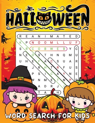 Halloween Word Search for Kids: 77 Halloween Themed Word Search Puzzle - Laura Bidden