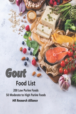 Gout Food List: 200 Low Purine Foods 50 Moderate to High Purine Foods - Hr Research Alliance