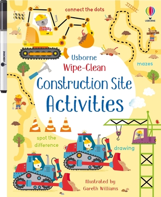Coperta cărții 'Wipe-Clean Construction Site Activities - Kirsteen Robson'