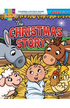 Poza produsului The Christmas Story: Coloring Book for Ages 2-4 - 
