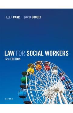 Coperta cărții 'Law for Social Workers 17e Paperback -'