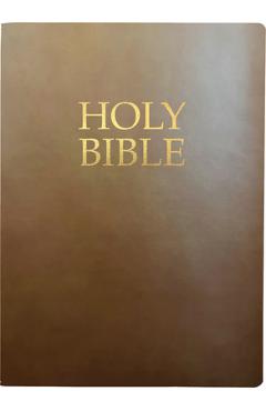 Kjver Holy Bible, Large Print, Coffee Ultrasoft: (King James Version Easy Read, Red Letter, Brown) -