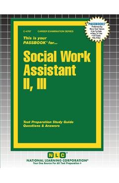 Coperta cărții 'Social Work Assistant II, III -'