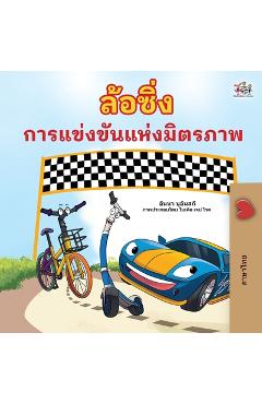 Coperta cărții 'The Wheels The Friendship Race (Thai Book for Kids) - Inna Nusinsky'
