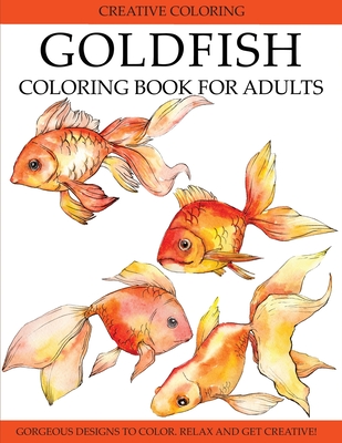 Goldfish Coloring Book for Adults - 