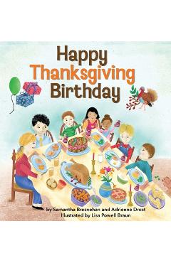 Coperta cărții 'Happy Thanksgiving Birthday - Samantha Bresnehan'