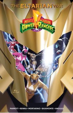 Coperta cărții 'Mighty Morphin Power Rangers: The Eltarian War - Ryan Parrott'