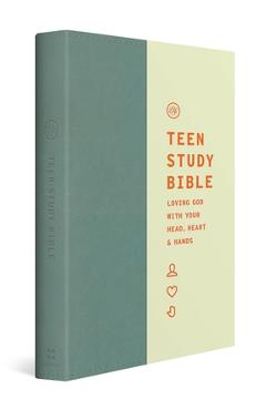 Coperta cărții 'ESV Teen Study Bible (Trutone, Seaside Blue) - Jon Nielson'