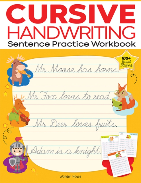 Cursive Handwriting: Sentence: Practice Workbook for Children - 