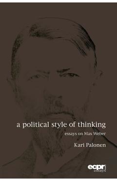 Coperta cărții 'A Political Style of Thinking - Kari Palonen'