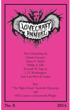 Coperta cărții 'Lovecraft Annual No. 8 (2014) - S. T. Joshi'