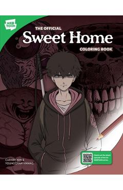 Coperta cărții 'The Official Sweet Home Coloring Book: 46 Original Illustrations to Color and Enjoy - Carnby Kim'