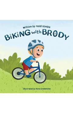 Coperta cărții 'Biking with Brody - Heidi Kimble'