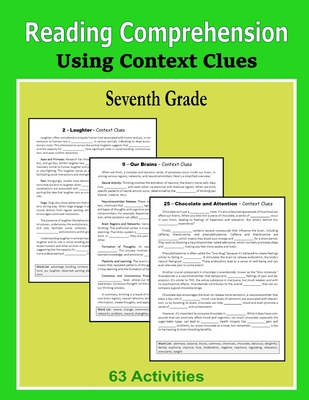 Reading Comprehension - Using Context Clues - Seventh Grade - C. Mahoney