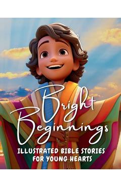 Coperta cărții 'Bright Beginnings: Illustrated Bible Stories for Young Hearts - Dreamdrift Publishing'