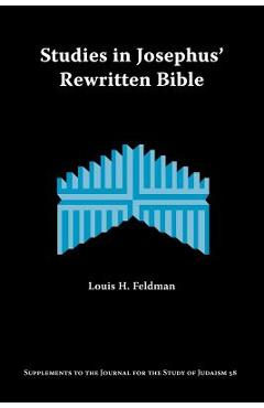 Coperta cărții 'Studies in Josephus' Rewritten Bible - Louis H. Feldman'