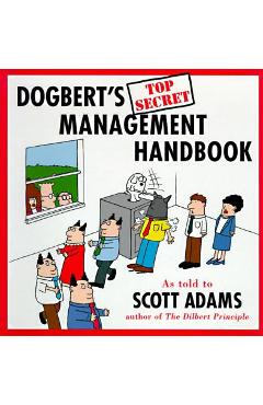 Coperta cărții 'Dogbert's Top Secret Management Handbook - Scott Adams'