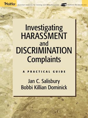 Coperta cărții 'Investigating Harassment and Discrimination Complaints: A Practical Guide - Jan C. Salisbury'