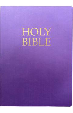 Coperta cărții 'Kjver Holy Bible, Large Print, Royal Purple Ultrasoft: (King James Version Easy Read, Red Letter) -'